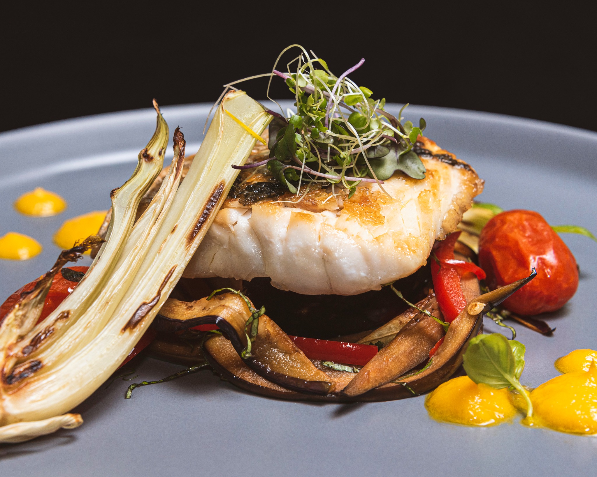 Chef-led plated dish for an event